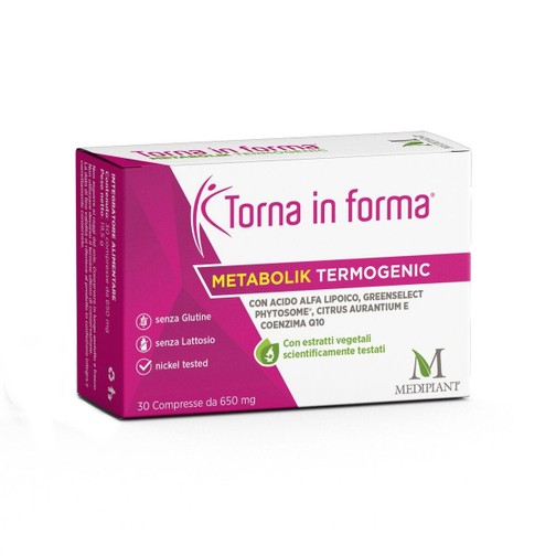 MEDIPLANT - Torna in forma - Metabolik Termogenic - 30 Cps - A974051637